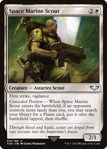 Space marine scout - 1x,